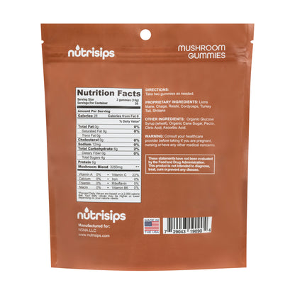 Nutrisips Mushroom Gummies